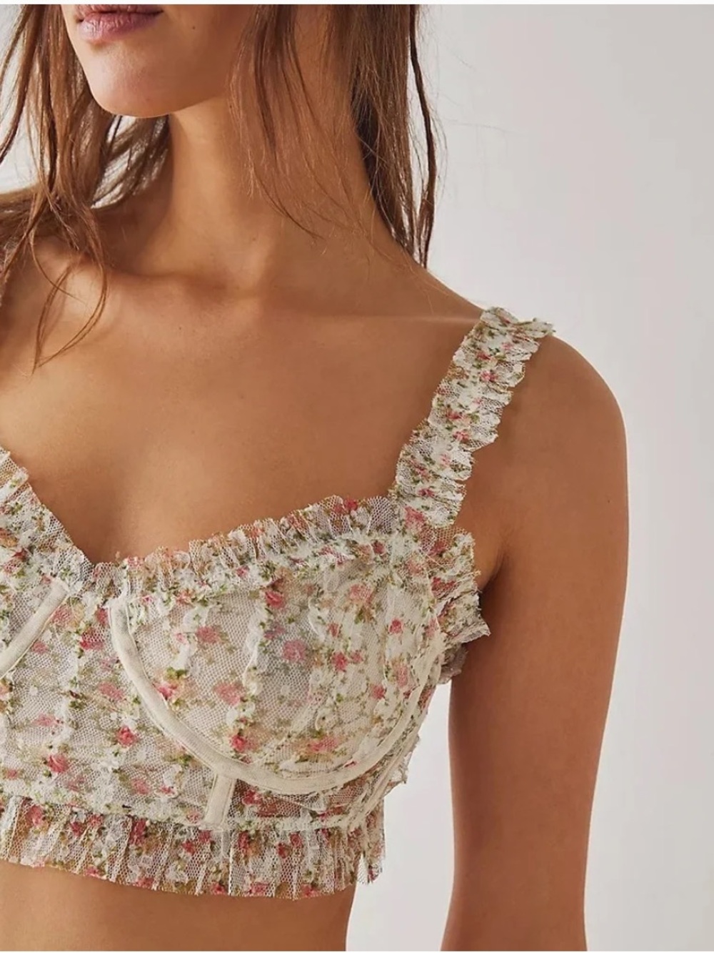 Intimately Free People Gimme Butterflies Mesh Bralette (S)